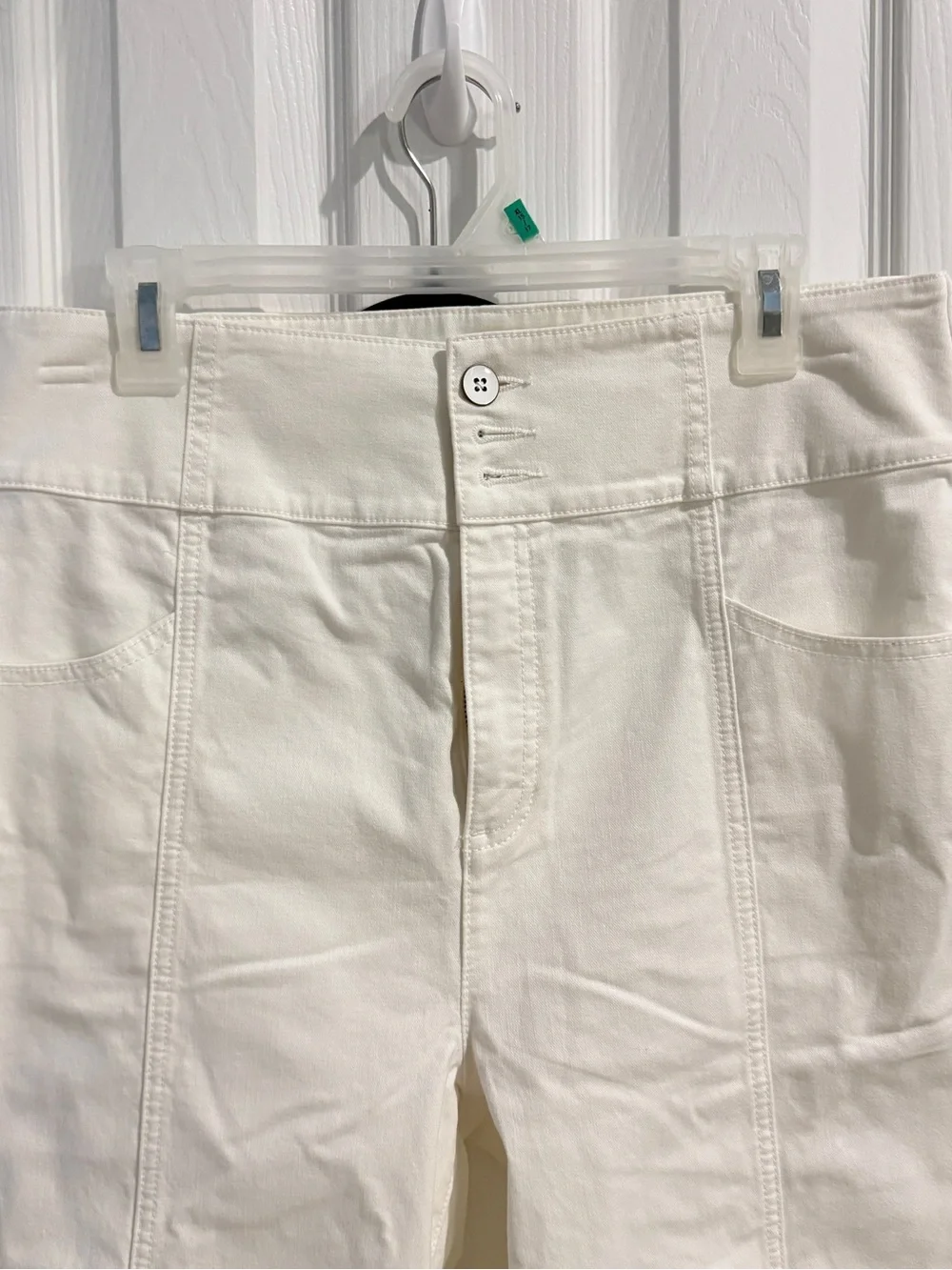 kate spade White Kids Jeans with Pink Logo Tag